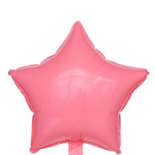 Balon foliowy gwiazda 18 cali Pastelowy Różowy 50szt