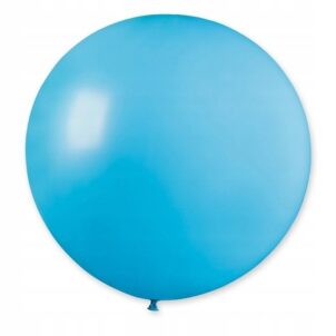 Balon lateksowy gigant 18 cali 45 cm pastelowy niebieski 3szt
