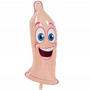 Balon foliowy prezerwatywa wieczór Panieński 42x98cm