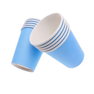 Kubeczki papierowe niebieskie 6szt