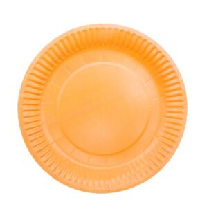 Talerzyki papierowe pomarańczowe 7cali 6szt