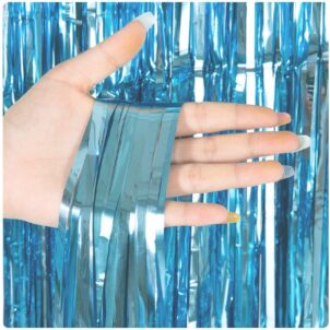 Kurtyna imprezowa jasny niebieski 100x200cm