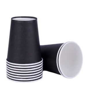 Kubeczki papierowe czarne 6szt