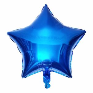 Balon foliowy gwiazda 18 cali 45 cm granatowa