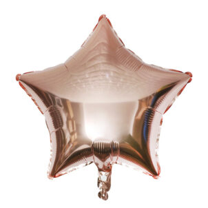 Balon foliowy gwiazda 18 cali 45 cm Rose Gold