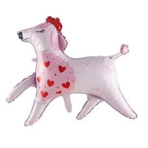 Balon foliowy Pudel 72x84 cm