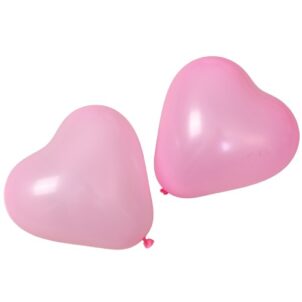 Balon lateksowy serce różowe 50szt 10cali
