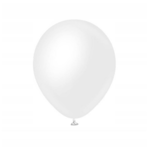 Balon lateksowy biały pastelowy 100szt 5 cali