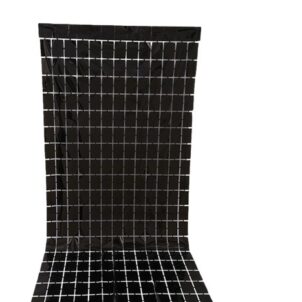 Kurtyna imprezowa czarna 100x200cm panelowa