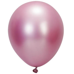 Balon lateksowy 50szt różowy chrom 10 cali