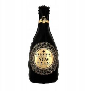 Balon foliowy Szampan Butelka 45x86cm Happy New Year