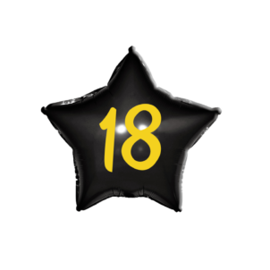 Balon foliowy gwiazda 18 cali 45 cm 18 urodziny