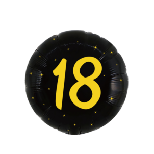 Balon foliowy okrągły 18cali 45 cm, 18 urodziny