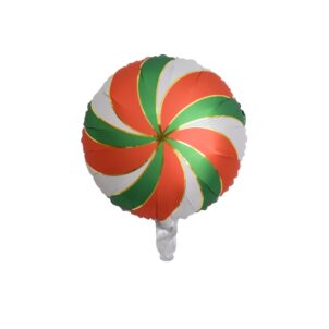 Balon foliowy okrągły cukierek, lizak 18cali 45 cm