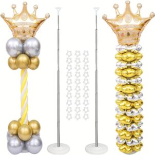 Stojak na balony kolumna metalowy 200cm