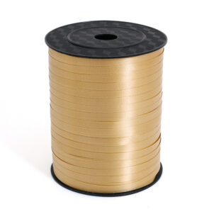 Wstążka plastikowa złota matowa 225m
