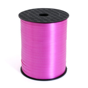Wstążka plastikowa fuksja matowa 225m
