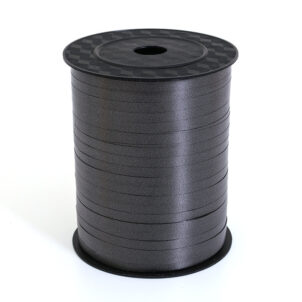 Wstążka plastikowa czarna matowa 225m