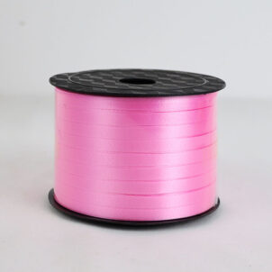 Wstążka różowa matowa 90m