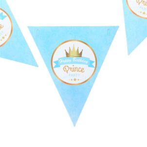 Baner Happy Birthday Prince niebieski