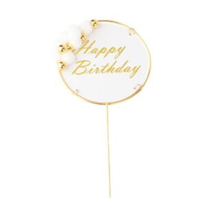 Topper na tort Happy Birthday