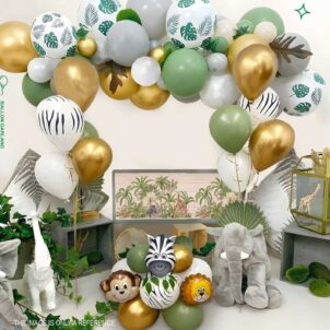 Girlanda balononowa zestaw balonów 78szt Safari