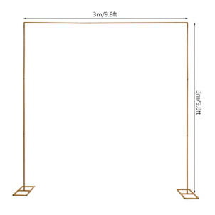 Łuk stelaż złoto 3x3M