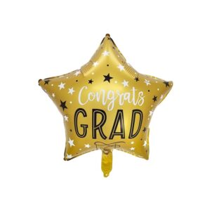 Balon foliowy gwiazda 18 cali 45 cm Gratulacje Congrats