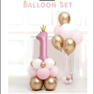 Girlanda balononowa zestaw balonów na roczek 29szt