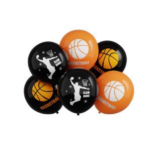 Balon lateksowy koszykówka, 12 cali 6szt piłka koszykowa