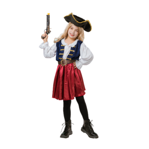 Strój przebranie Pirat dziewczynka rozm. M 120-130cm