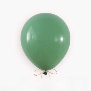 Balon lateksowy zielony matowy , 10 cali 100szt