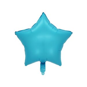 Balon foliowy gwiazda 18 cali niebieska 50szt