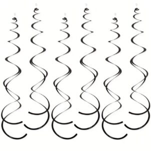 Świderek girlanda 70cm czarny 6szt