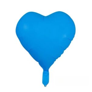 Balon foliowy serce niebieski 45cm,18 cali