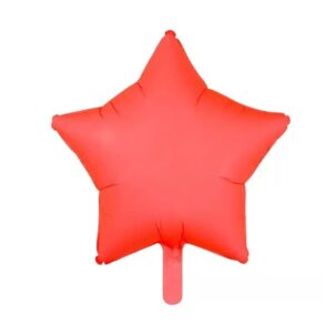 Balon foliowy gwiazda 18 cali czerwona 10szt