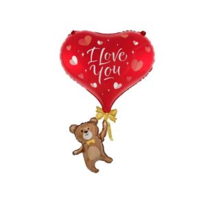 Balon foliowy Miś Walentynki 53x84cm