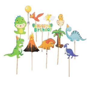 Topper na ciasto, tort babeczki pikery zwierzątka 12szt,