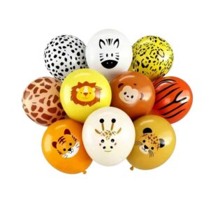 Balon lateksowy zwierzątka Zoo, 12 cali 10szt