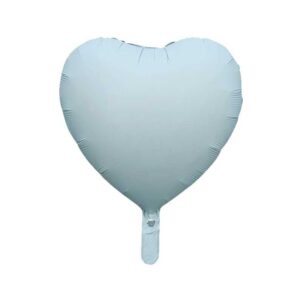 Balon foliowy serce niebieskie matowe 18cali, 50szt