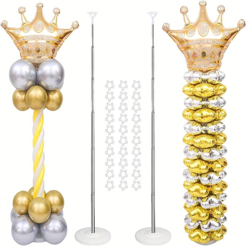 Stojak na balony kolumna metalowy 200cm