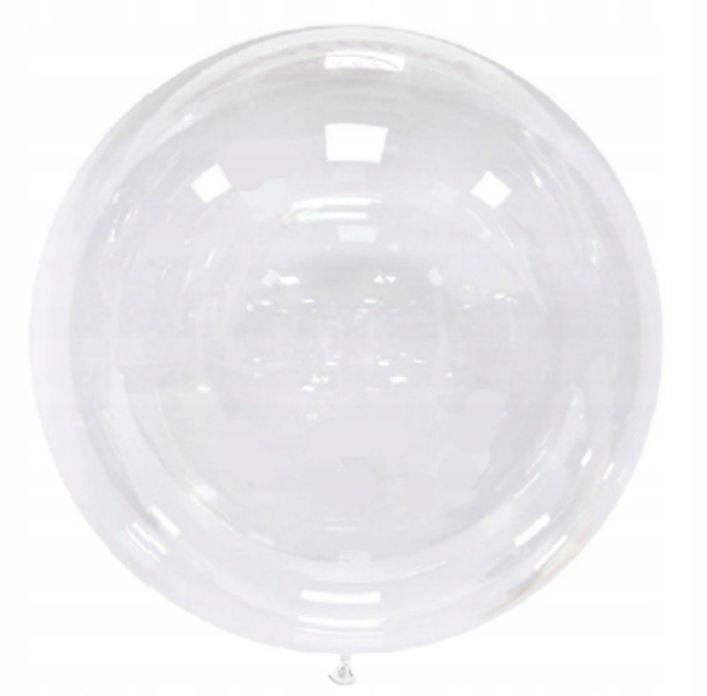 Balon Bobo transparentny 18 cali , 50szt