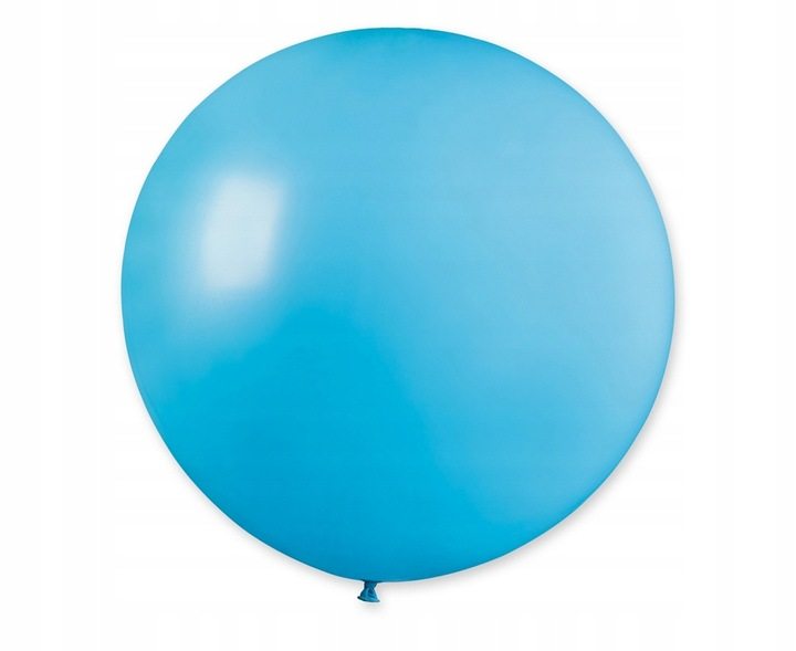Balon lateksowy gigant 18 cali 45 cm pastelowy niebieski 3szt