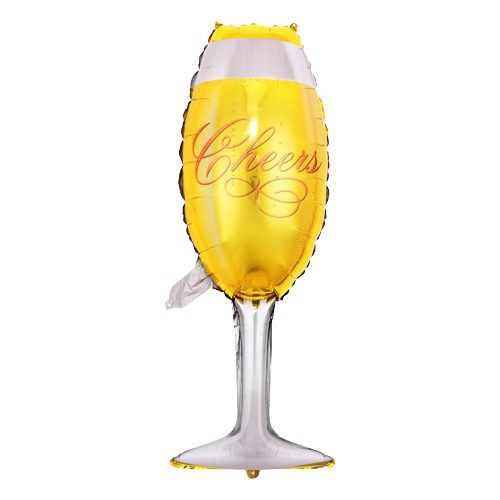 Balon foliowy kieliszek Cheers 37 cm x 89 cm
