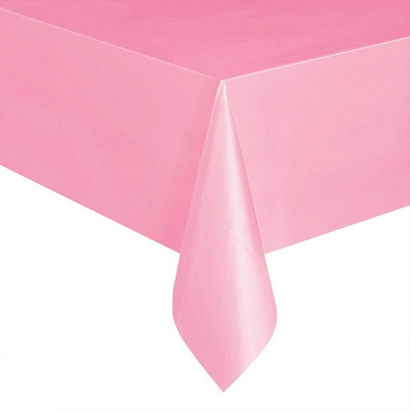 Obrus pastelowy różowy 137x274 cm
