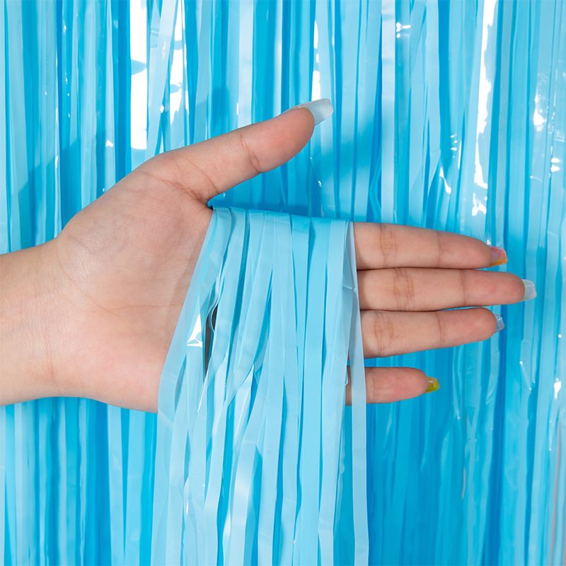 Kurtyna imprezowa pastelowy niebieski 100x200cm