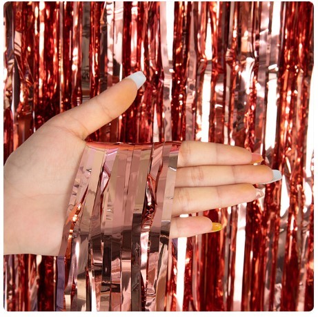 Kurtyna imprezowa rose gold 100x200cm