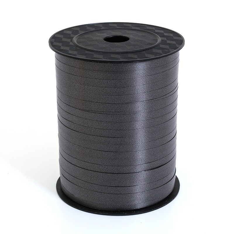 Wstążka plastikowa czarna matowa 225m