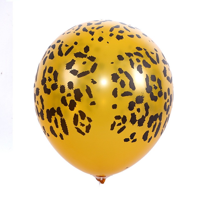 Balon lateksowy z nadrukiem żyrafa 12cali, 100szt Animal Print
