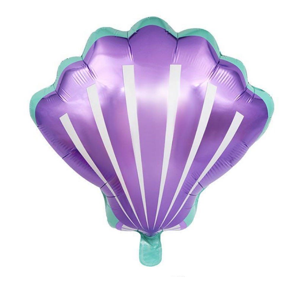 Balon foliowy Muszelka Syrenka 46cmx49cm